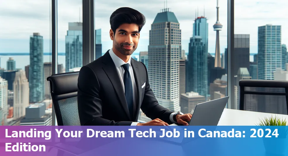 Tech job market in Canada in 2024, guide for beginners on jobs, visas, and skills.