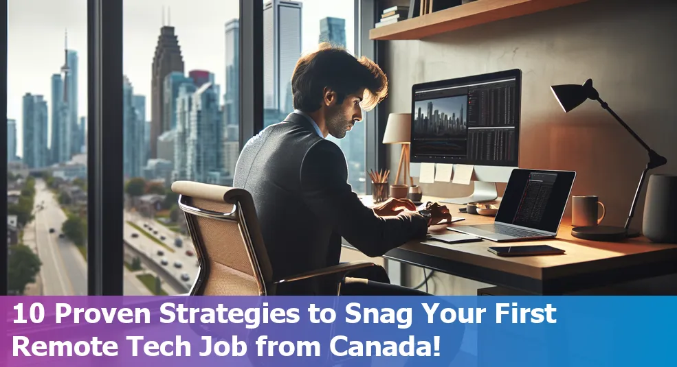 Remote tech job strategies in Canada for 2024