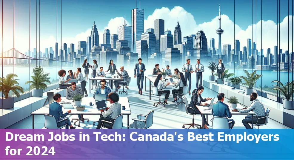 Top 10 tech companies to work for in Canada in 2024 list.