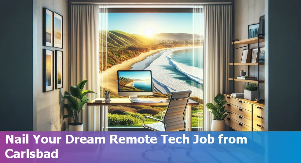 Remote tech job guide for beginners in Carlsbad, California