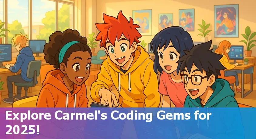 Students collaborating at a welcoming coding bootcamp in Carmel, Indiana in 2025