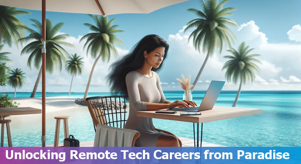 Remote tech job guide for beginners from Cayman Islands.