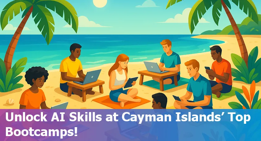 Students in the Cayman Islands learning AI and coding in a modern classroom setting