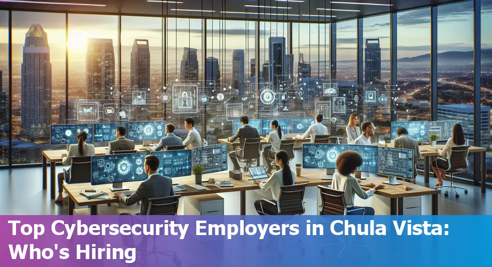 Top cybersecurity employers in Chula Vista, California: Who's Hiring and What They Look For