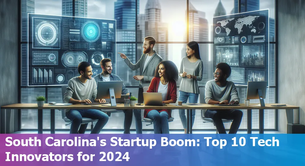 Skyline of Columbia, South Carolina, highlighting its booming tech startup scene for 2024.