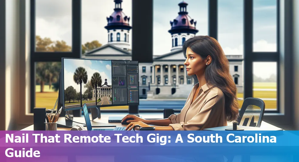 Remote tech job guide for beginners in Columbia, South Carolina