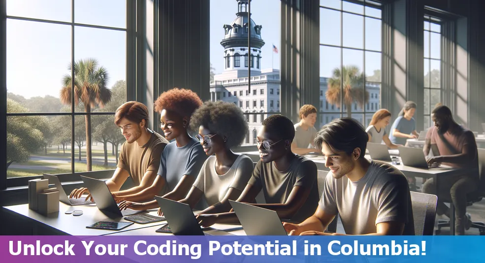 Coding in Columbia, South Carolina: Guide to programming languages, local courses, networking, and job prospects.