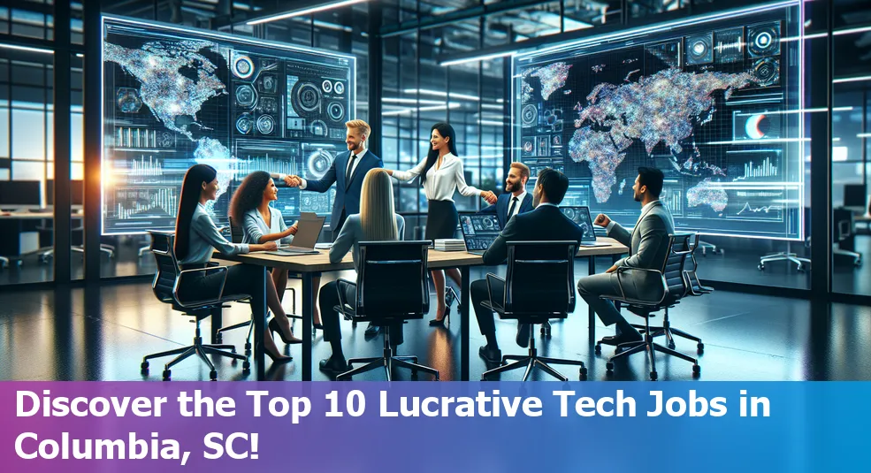 Top high-paying tech jobs in Columbia, South Carolina, highlighting various in-demand technology roles.