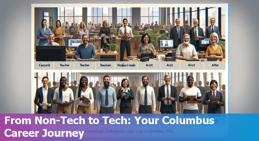 Guide to switching from a non-tech background to a tech job in Columbus, Ohio