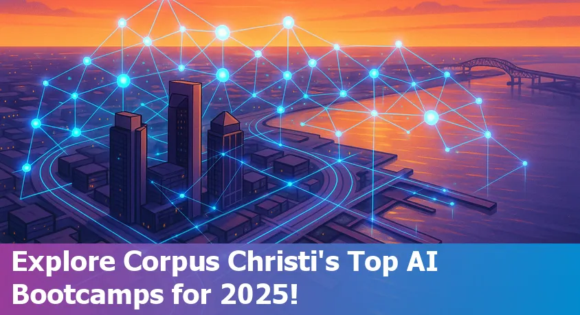 Group of diverse students in Corpus Christi learning AI and machine learning online with laptops in a modern classroom.