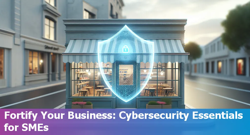 Image displaying the concept of cybersecurity for small businesses