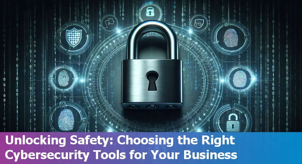 Image portraying various cybersecurity tools used by modern businesses