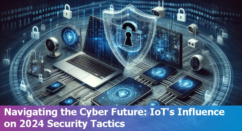 Digital representation of IoT devices connected globally impacting cybersecurity strategies