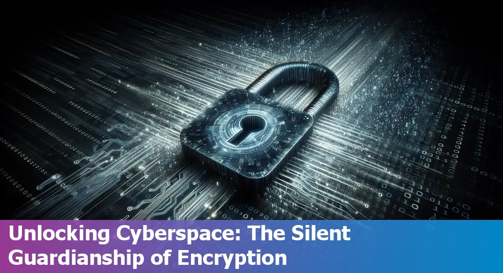 Abstract image representing encryption in cybersecurity