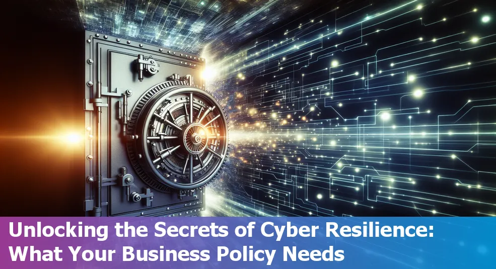 Digital image representing a business cybersecurity policy