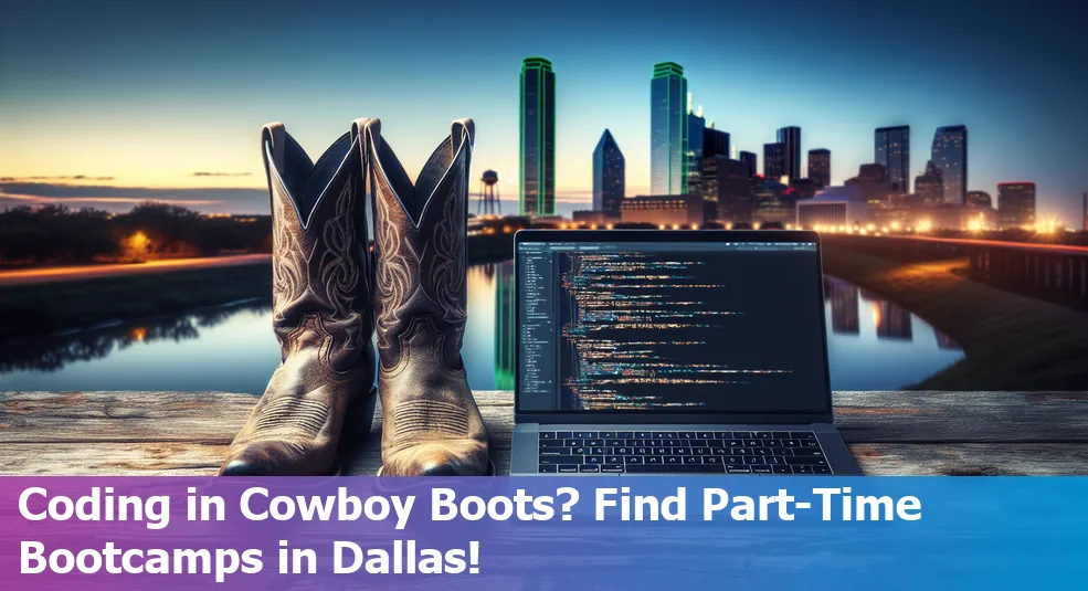 Image of Dallas skyline signifying part-time coding bootcamps