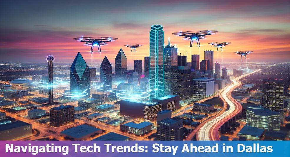 Image of Dallas skyline symbolising evolving tech industry trends