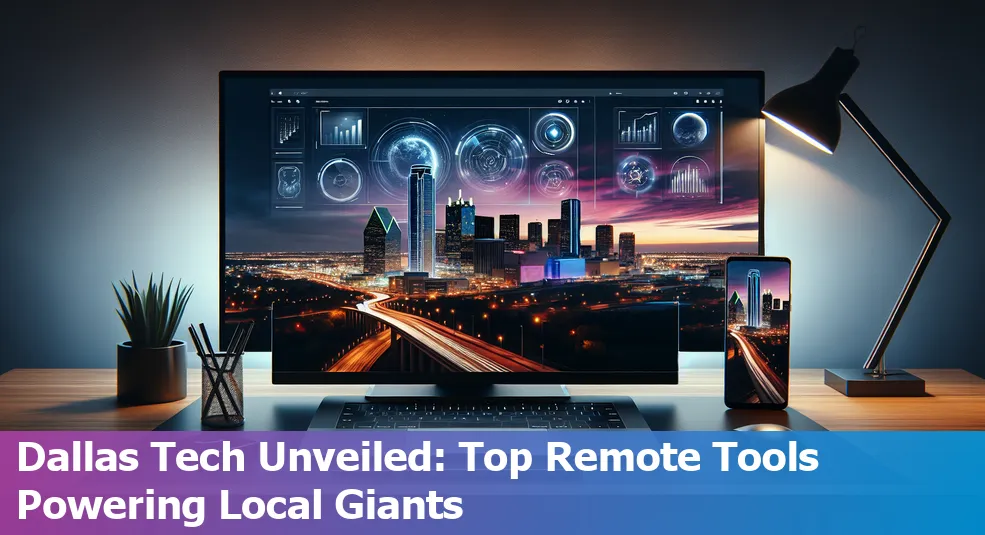 Image representing remote tools used by Dallas-based companies.