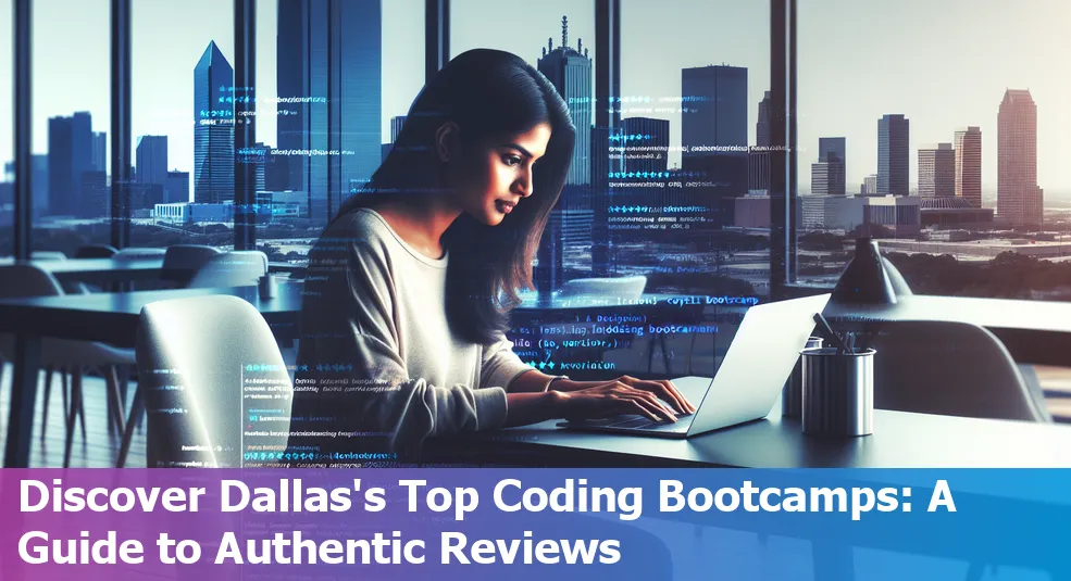 Mobile and desktop views of coding bootcamp reviews in Dallas