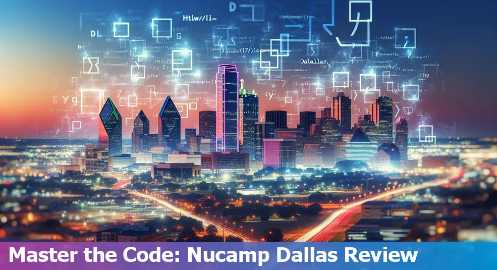 Banner image featuring Nucamp's Dallas coding bootcamp