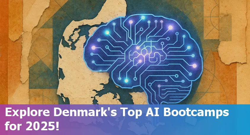Danish students participating in an online and in-person AI bootcamp, coding and collaborating.