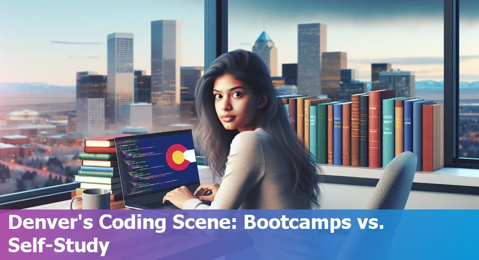 Coding bootcamps vs. self-study in Denver, Colorado - a comparison for aspiring coders.