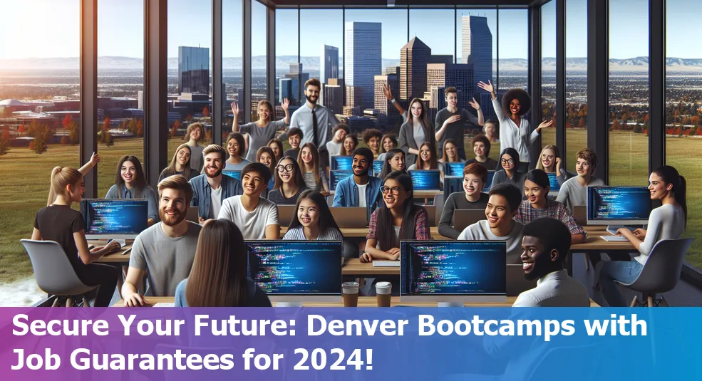 Students attending a coding bootcamp in Denver, Colorado in 2024