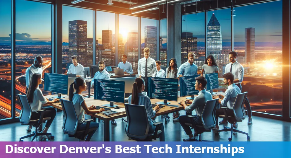 Skyline of Denver, Colorado, showcasing tech internship opportunities