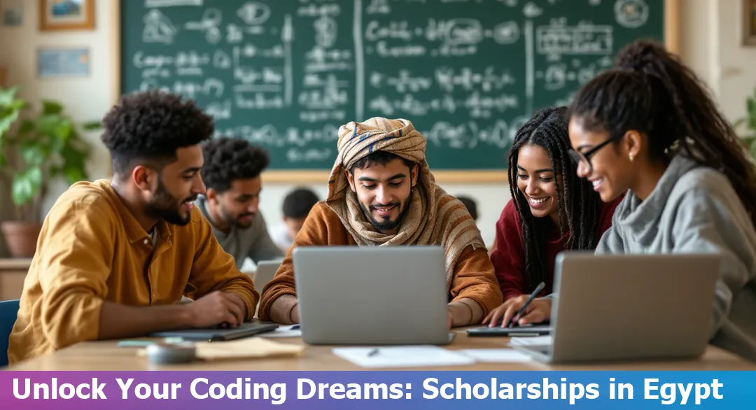 Scholarship funding opportunities for coding bootcamps in Egypt, helping Egyptian students excel in tech education.
