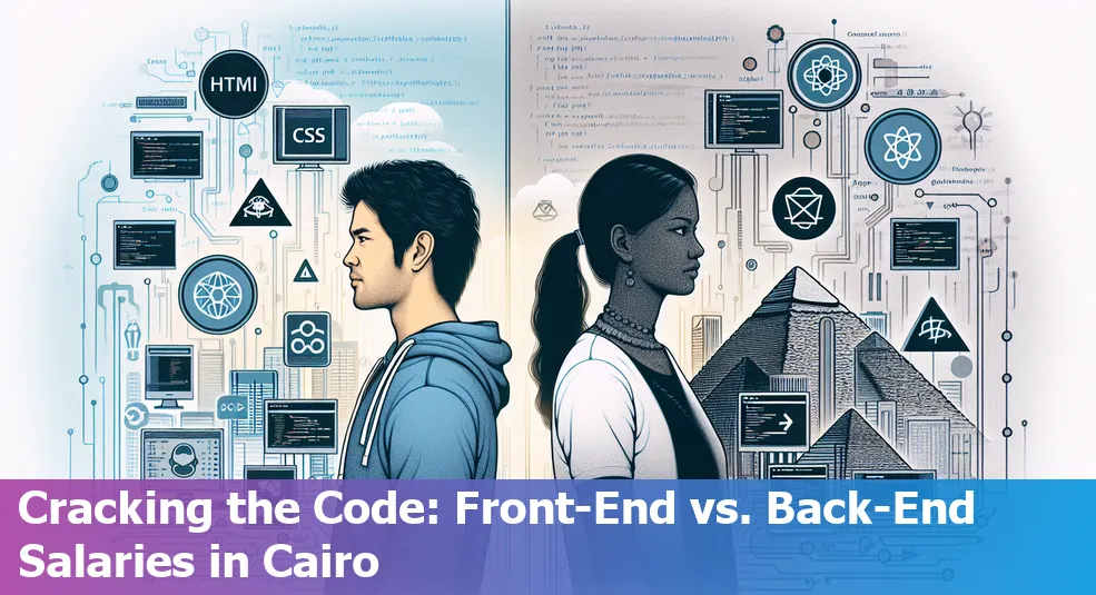 Salary comparison of front-end vs. back-end developers in Cairo, Egypt