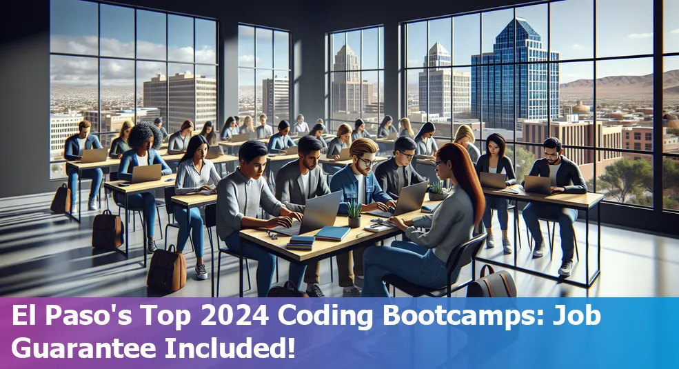 Coding Bootcamps with Job Guarantee in El Paso in 2024 - Students coding in a classroom in El Paso, Texas