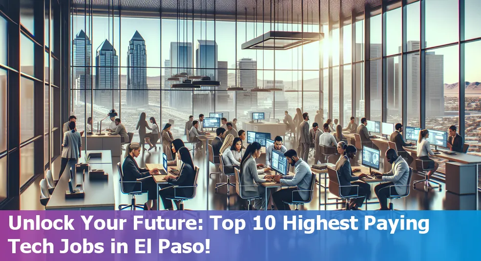 Top 10 Best Paid Tech Job in El Paso 2024, Texas, US