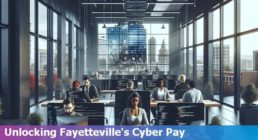 Cybersecurity salaries in Fayetteville, Arkansas - Job roles, average earnings, benefits, and career tips.