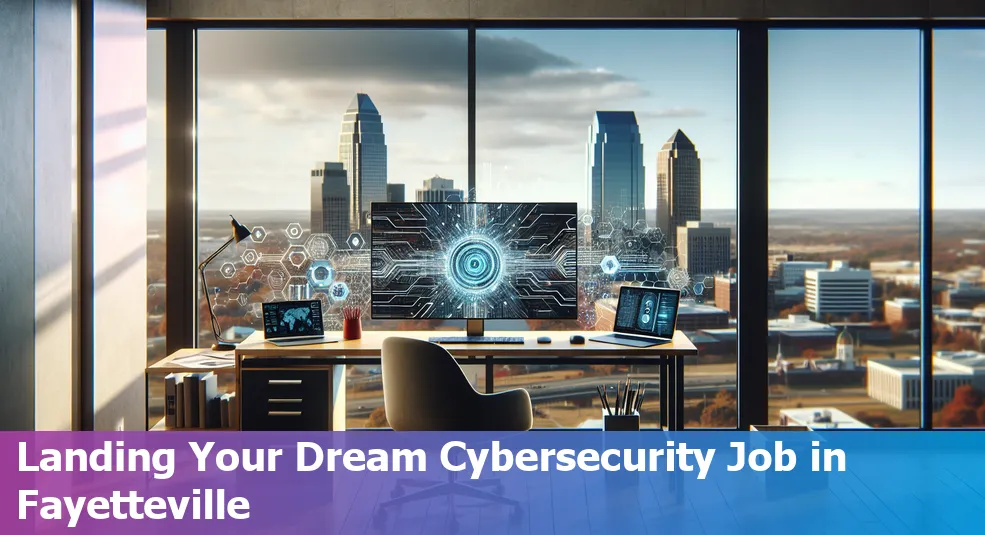 Steps to get a cybersecurity analyst role in Fayetteville, Arkansas.