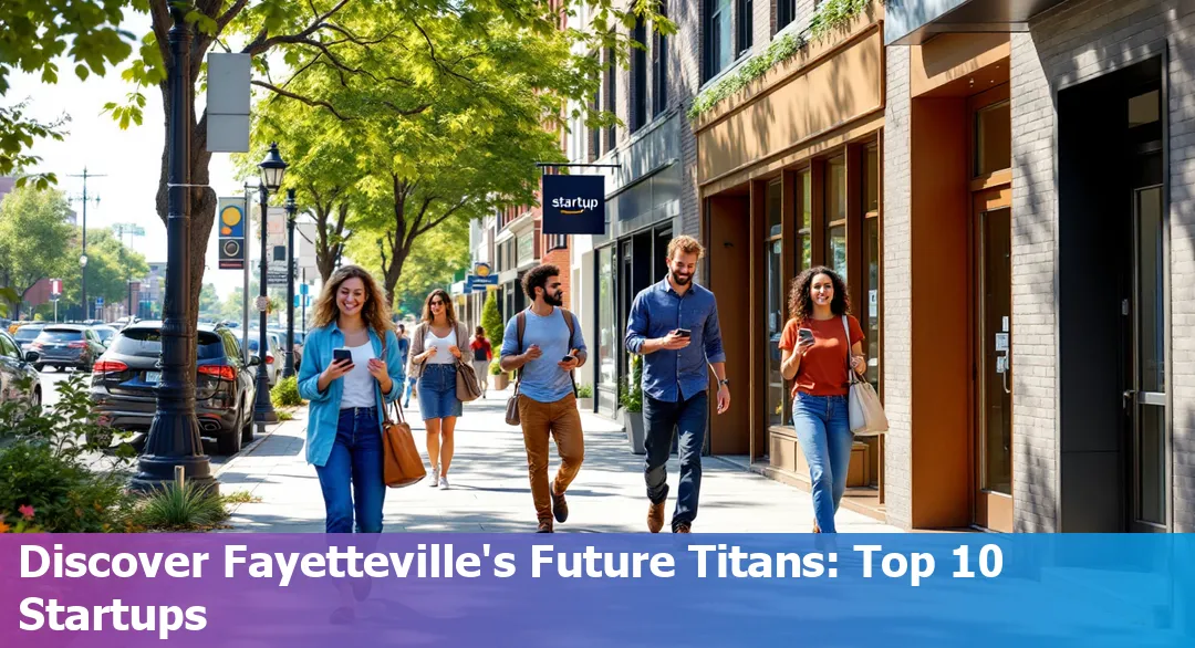 Skyline of Fayetteville, North Carolina, showcasing innovation and growth in tech startups.