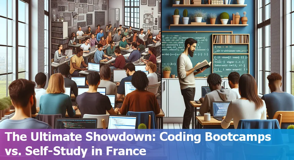 Coding Bootcamps vs. Self-Study in France: Pros and Cons in France, FR for beginners