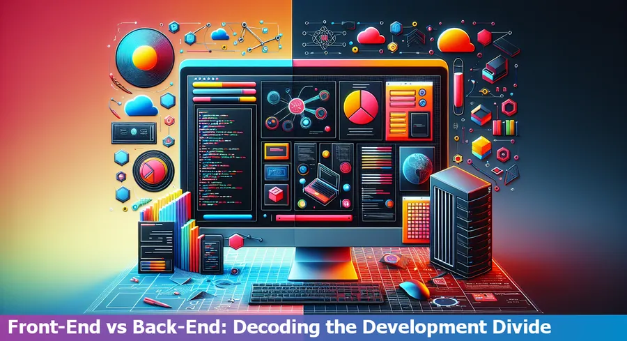 Representation of front-end and back-end development