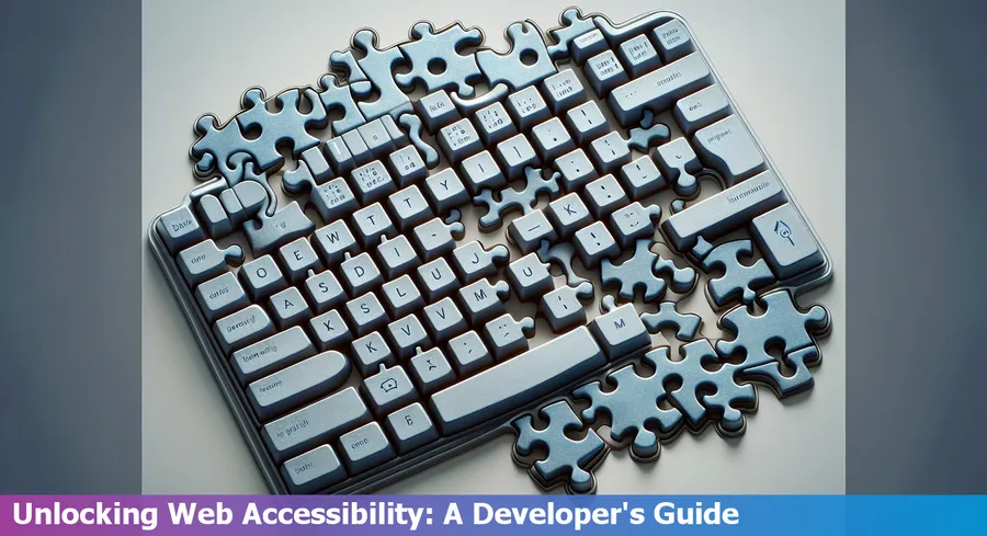 An accessible website interface showcasing key accessibility features