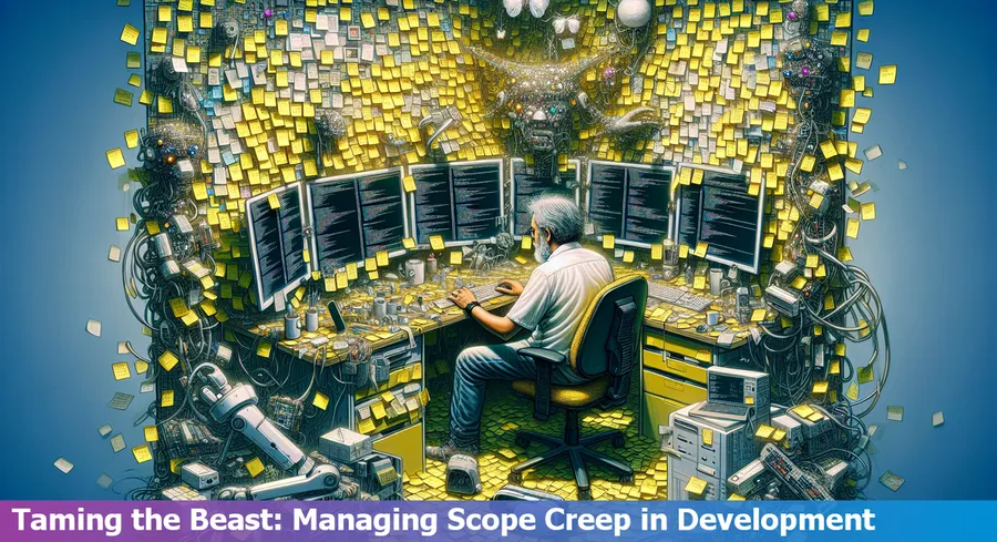 Flowchart illustrating strategies to handle scope creep in software development