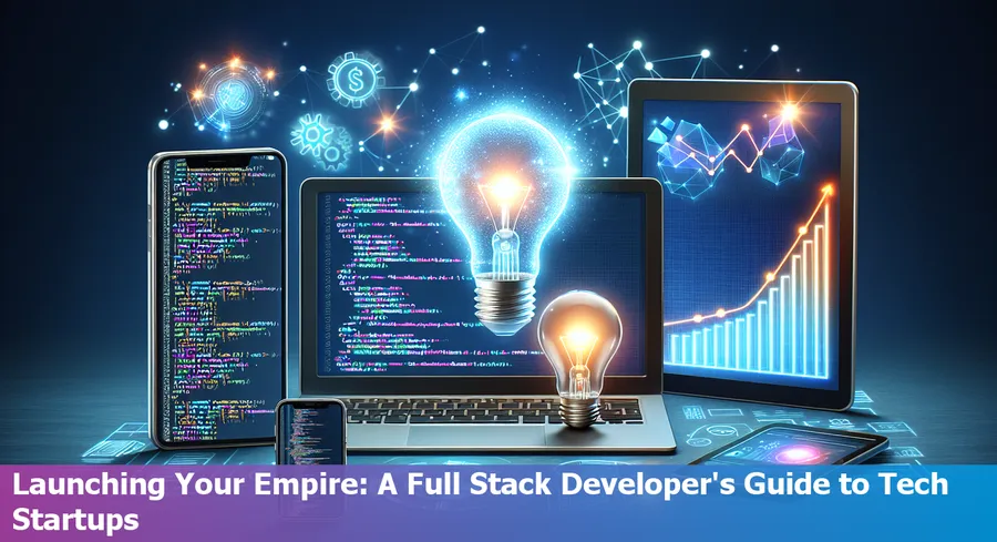 Chart depicting the journey from Full Stack Developer to Tech Business Owner