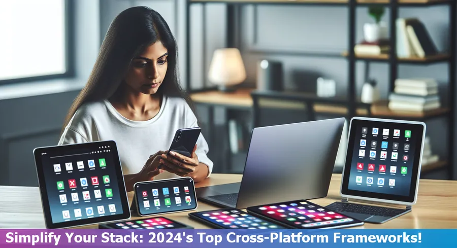 Table representation of the top 10 cross-platform development frameworks in 2024