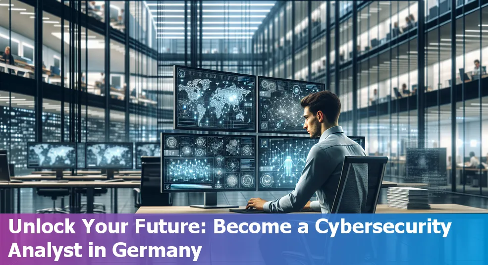 Cybersecurity analyst role in Germany, DE - Education, skills, and job search strategies.