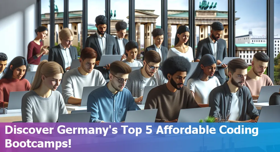 Top 5 most affordable coding bootcamps in Germany 2024 - coding students in a classroom