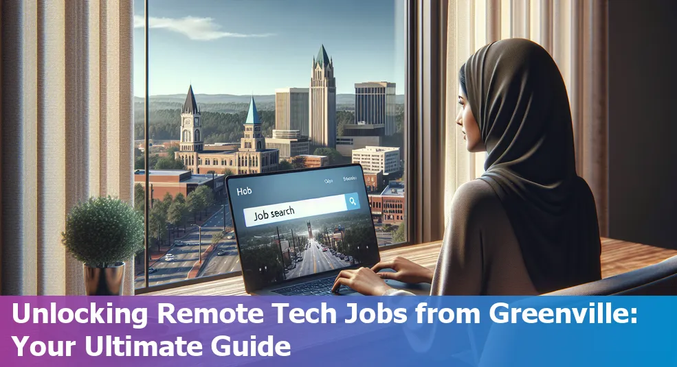 A step-by-step guide on how to land a remote tech job from Greenville, North Carolina, US.