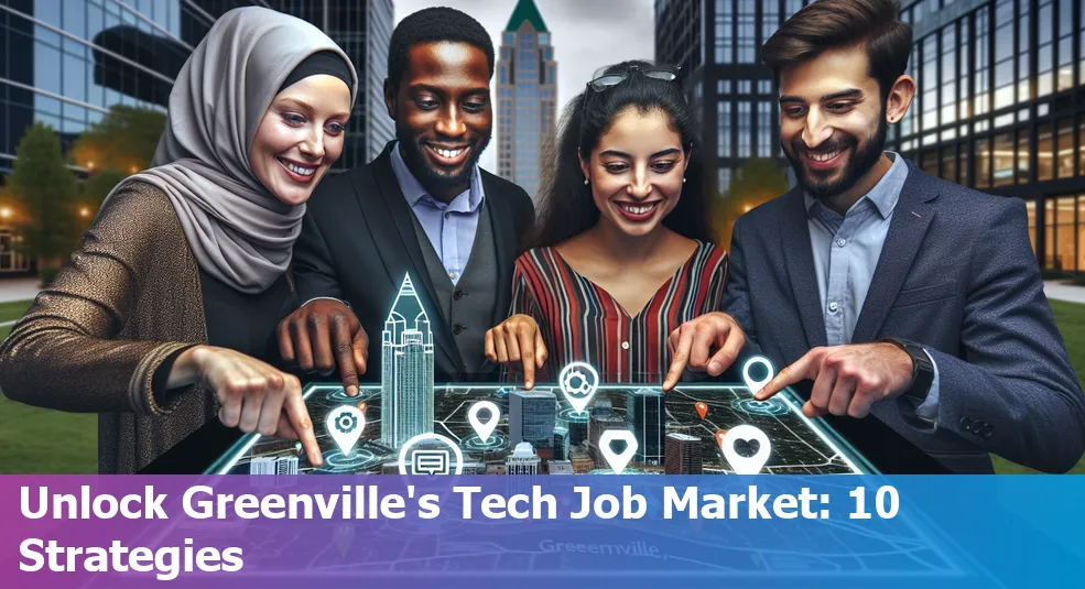 Greenville North Carolina tech professionals networking and job hunting