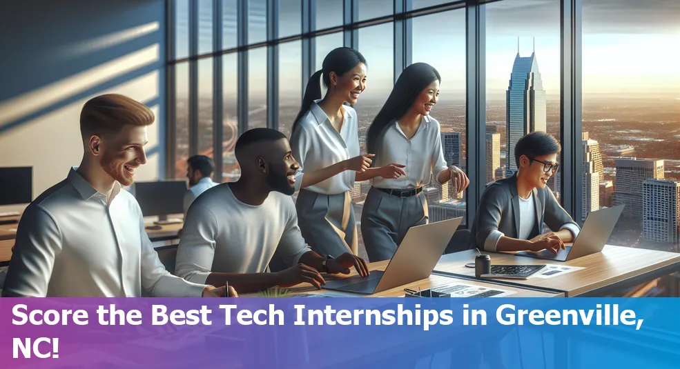 Collage of tech companies offering internships in Greenville, North Carolina