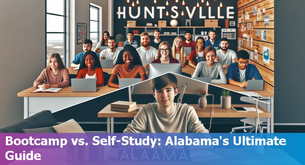 A comparison of coding bootcamps vs self-study options in Huntsville, Alabama