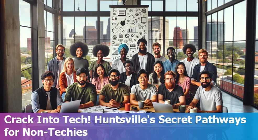 How to switch from a non-tech background to a tech job in Huntsville, Alabama.