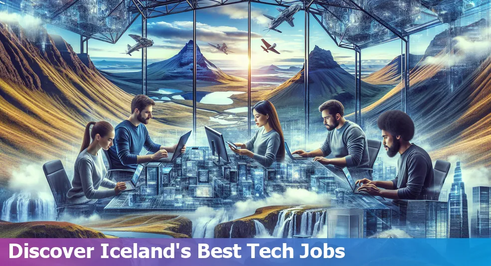 Top 10 High-Paying Tech Jobs in Iceland - featuring various tech roles such as Software Engineer and Data Scientist.