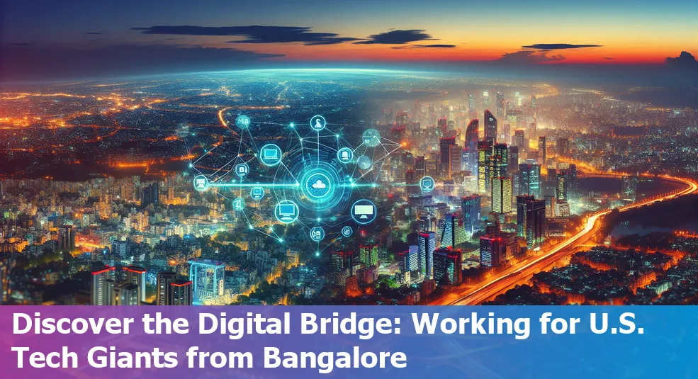 Remote worker in Bangalore, India, collaborating with U.S. tech team